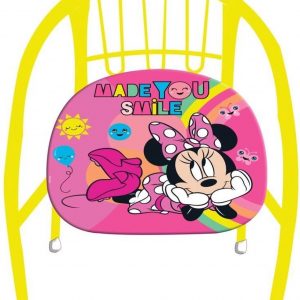 Disney Kinderstoel Minnie Mouse Meisjes 36 Cm Staal Geel/roze