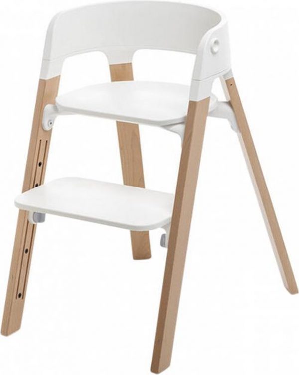 Stokke Steps Kinderstoel - White Naturel
