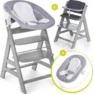 Hauck Alpha Plus Kinderstoel - Newborn Set - Grijs