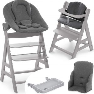 Hauck Alpha Plus Kinderstoel - Newborn Set XXL - Grijs