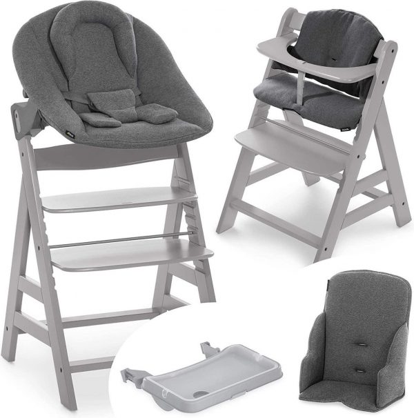 Hauck Alpha Plus Kinderstoel - Newborn Set XXL - Grijs