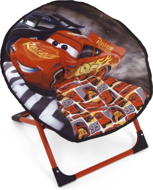 Disney Cars stoel - Inklapbare stoel - Opbouwbare stoel - Bliksem McQueen - Lounge stoel - Kinderstoel