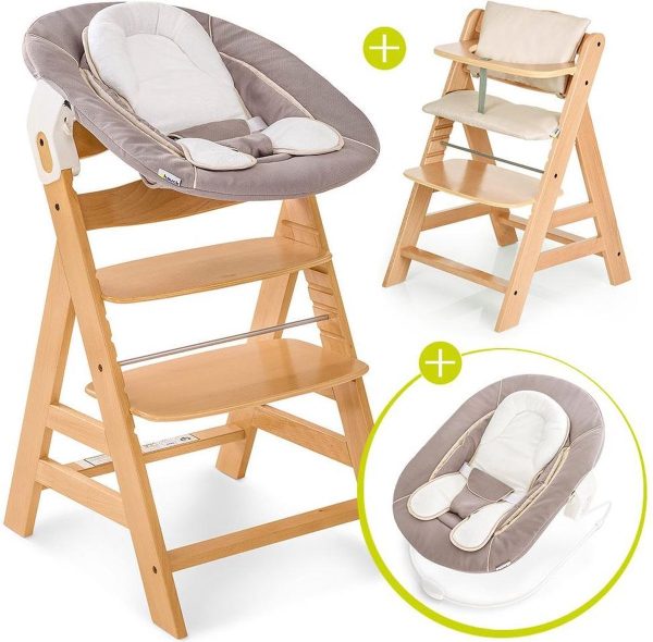 Hauck Alpha Plus Kinderstoel - Newborn Set - Natural / Beige