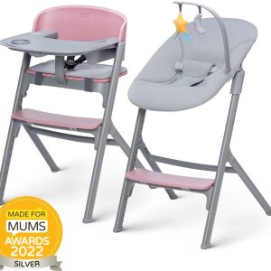 Kinderkraft Livy 4-in-1 Kinderstoel incl. wipstoel Calmee - Aster Pink