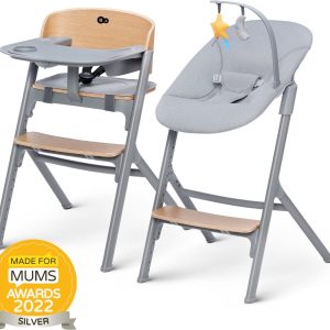 Kinderkraft Livy 4-in-1 Kinderstoel incl. wipstoel Calmee - Wood