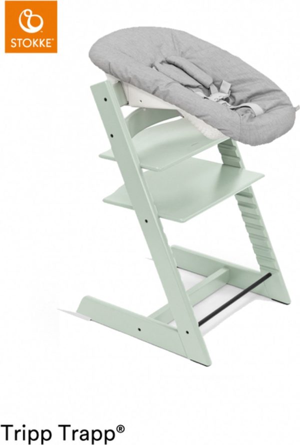 Stokke® Kinderstoel Tripp Trapp® Soft Mint Met Gratis Newbornset