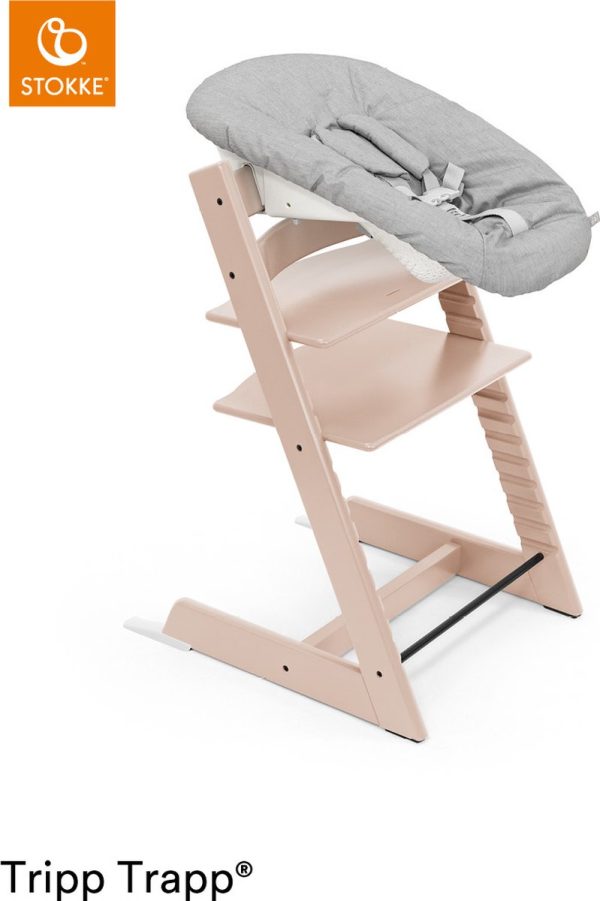 Stokke® Kinderstoel Tripp Trapp® Serene Pink Met Gratis Newbornset