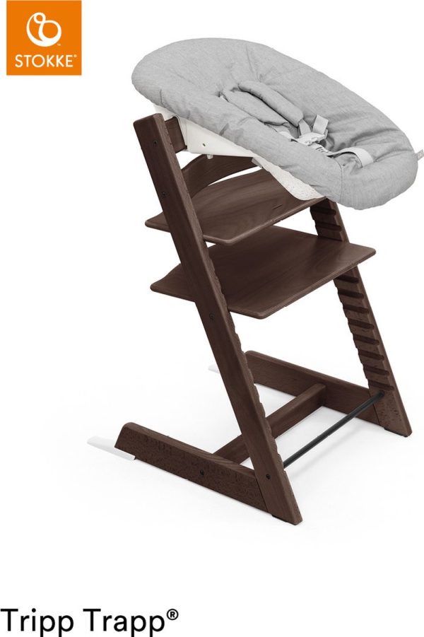 Stokke® Kinderstoel Tripp Trapp® Walnut Brown Met Gratis Newbornset