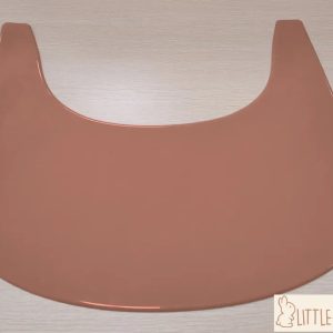 LITTLE-BUNNY silicone placemat past perfect op de STOKKE Tripp Trapp kinderstoel clay beige
