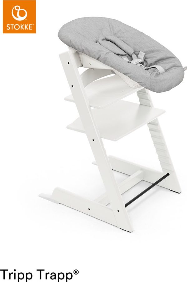 Stokke® Kinderstoel Tripp Trapp® White Wash Met Gratis Newbornset