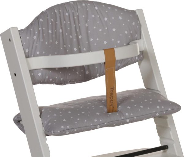 Treppy Cushion Dream Grey Star Zitkussen voor Treppy Kinderstoel 1088