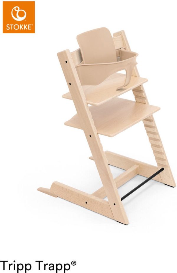 Stokke® Kinderstoel Tripp Trapp® Natural + GRATIS Baby Set™