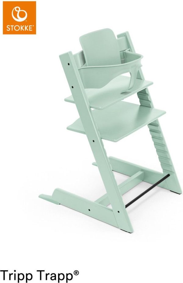 Stokke® Kinderstoel Tripp Trapp® Soft Mint + GRATIS Baby Set™