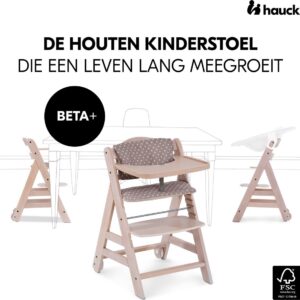 Hauck Beta+ Kinderstoel - Whitewash/Dots