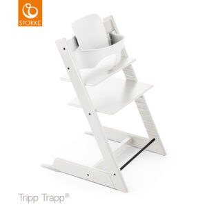 Stokke® Tripp Trapp® Kinderstoel Wit incl. Babyset™