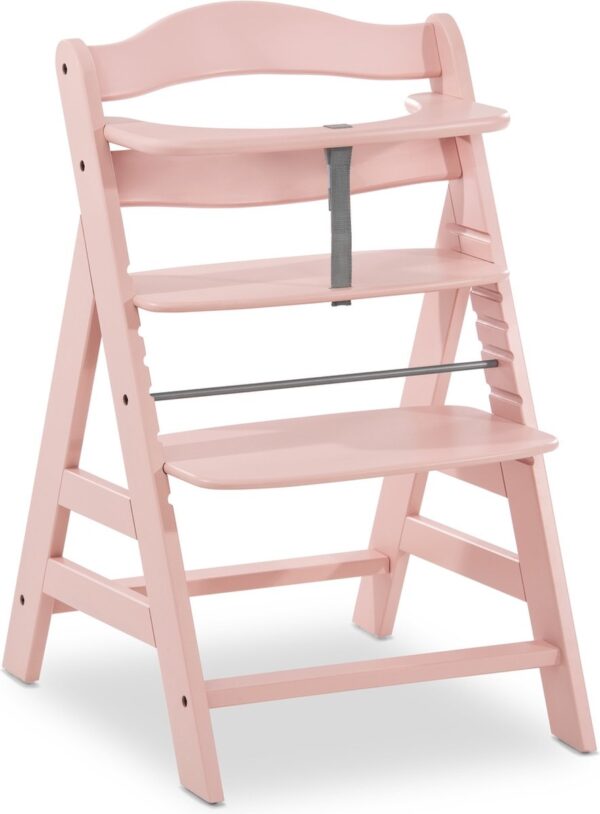 Hauck Alpha+ B Kinderstoel - Roze FSC® gecertificeerd beukenhout