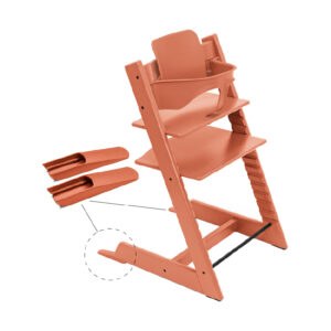 Stokke® Tripp Trapp® Kinderstoel Incl. Baby Set² - Terracotta